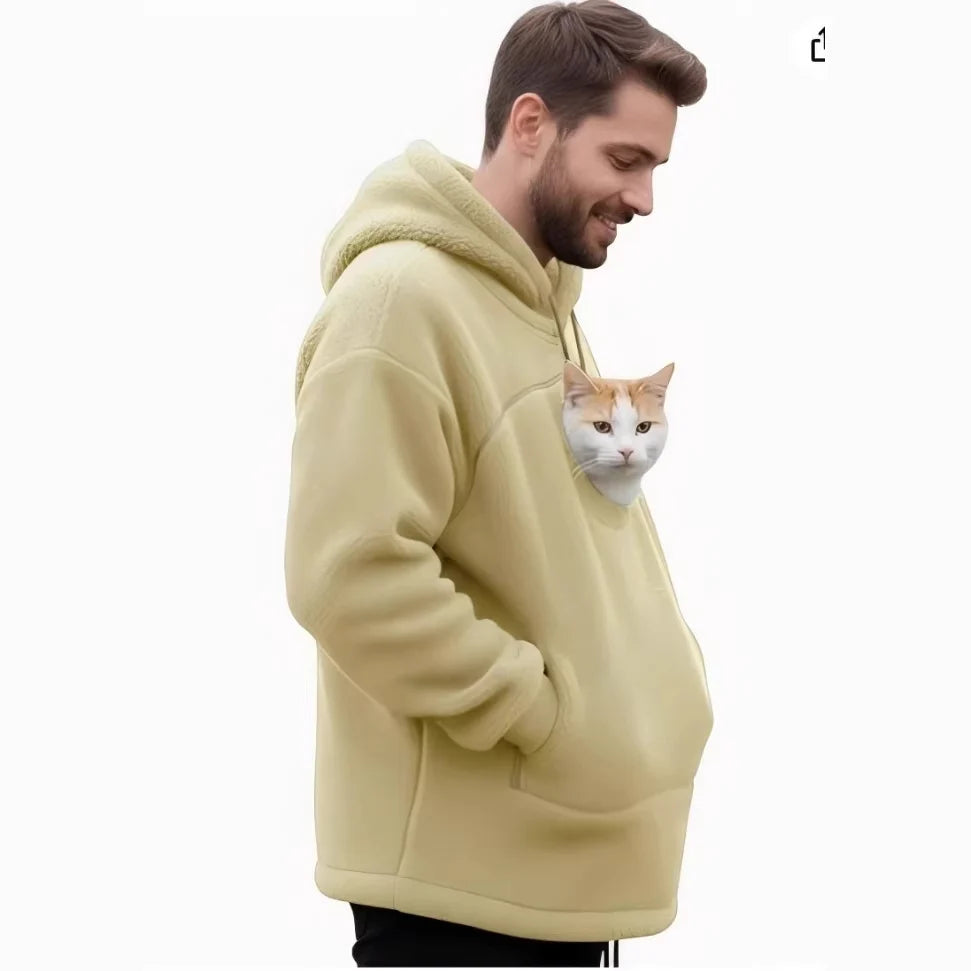 Cozy Cat Pouchie Hoodie – Wearable Pet Carrier