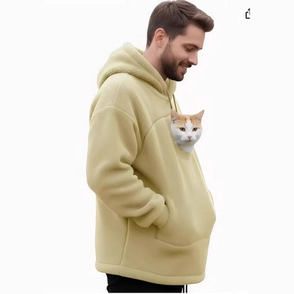 Cozy Cat Pouchie Hoodie – Wearable Pet Carrier