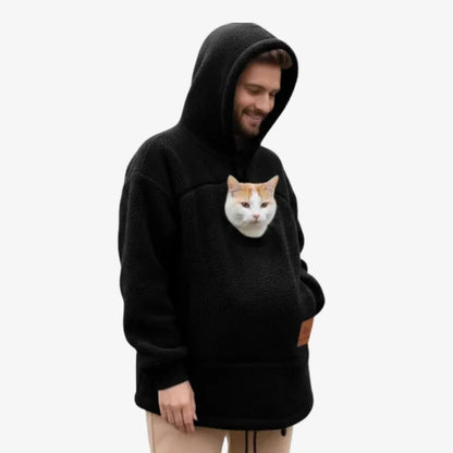 Cozy Cat Pouchie Hoodie – Wearable Pet Carrier