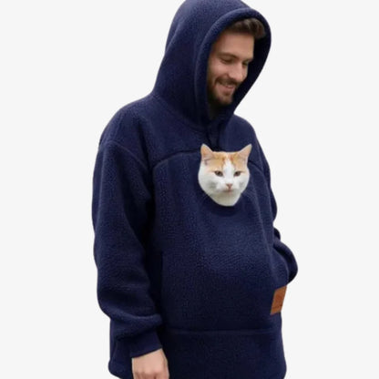 Cozy Cat Pouchie Hoodie – Wearable Pet Carrier
